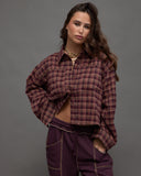 Plaid Cropped Shirt