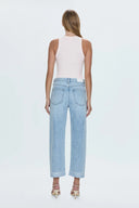 KACEY MID RISE CUFFED STRAIGHT JEAN - BERKELEY