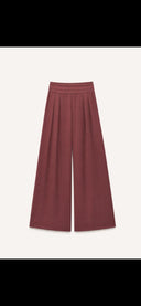 ףMerlot Wide-Leg Pants