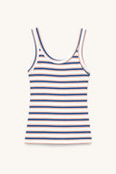 Striped Ribbed Tank Top