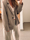 Herringbone Soft Blazer