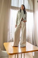 Structured Mandarin Collar Jacket