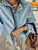 Washed Chambray Denim Shirt