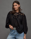 Crochet Detail Boho Blouse