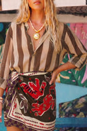 TROPICAL SAFARI WRAP SKIRT