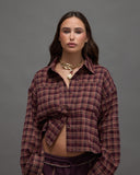 Plaid Cropped Shirt