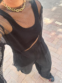 Mesh Layered Top