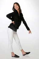 Black classic gauze shirt