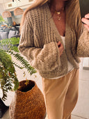 Chunky Sleeve Cardigan