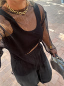 Mesh Layered Top