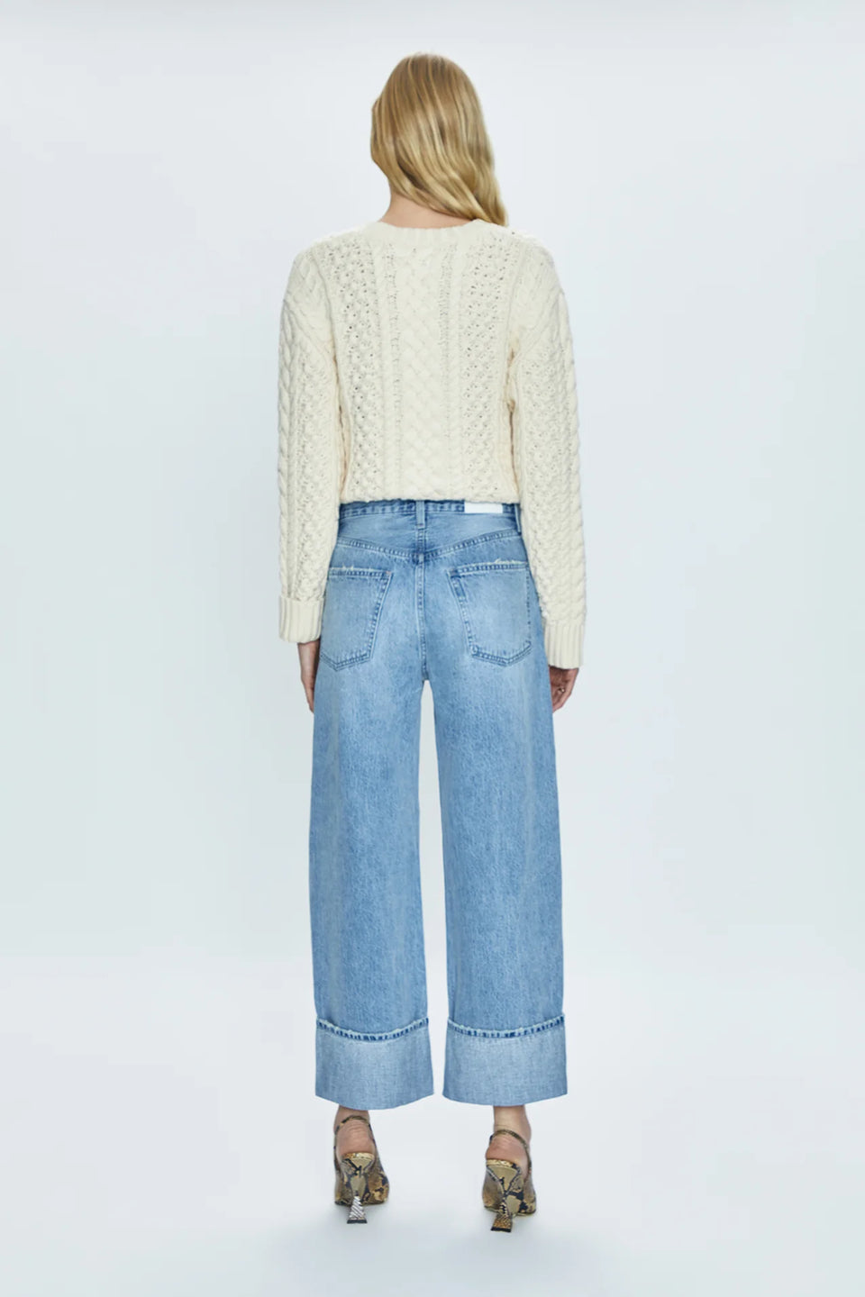 RYDER HIGH RISE CUFFED JEAN - ESSEX