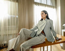 Structured Mandarin Collar Jacket