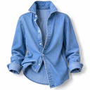 Classic Light Blue Denim Shirt
