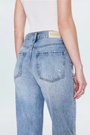LEXI MID RISE BOWED STRAIGHT JEAN - BOWIE