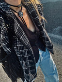 Texas suede choker