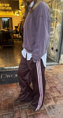 Wide-Leg Track Pants