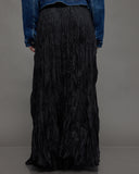 Crinkled Maxi Skirt