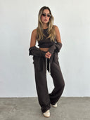 Cozy Lounge Brown Sweatpants