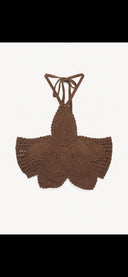 Flower Crochet Halter Top