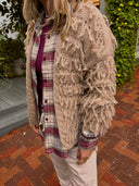 Fringe Knit Cardigan