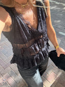 Midnight Lace Cami