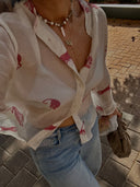 Camicia Mussola con Tigri
