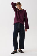 SABRINA CURVED UTILITY PANTS - NAUTICAL