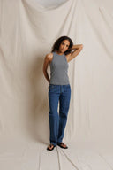 blondie high neck dark heather grey