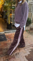 Wide-Leg Track Pants
