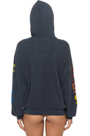 AVIATOR NATION RELAXED VENICE PULLOVER HOODIE - CHARCOAL