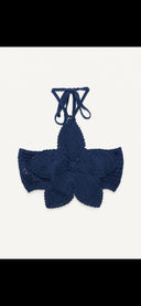 Flower Crochet Halter Top