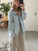 Washed Chambray Denim Shirt
