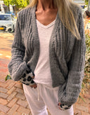 Chunky Sleeve Cardigan