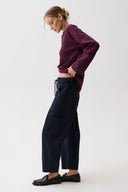 SABRINA CURVED UTILITY PANTS - NAUTICAL