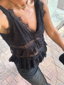 Midnight Lace Cami