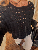 Scallop Knit Sweater