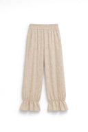 Embroidered Ruffle Pants