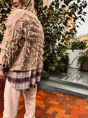 Fringe Knit Cardigan