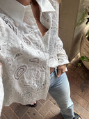 Paisley Lace Button-up