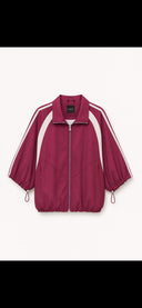 Berry Sport Chic Zip Jacket