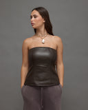 Leather Corset Top