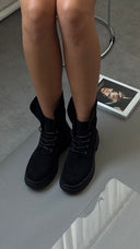 Black Suede Boots