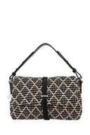 Monogram Woven Shoulder Bag