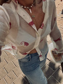 Camicia Mussola con Tigri