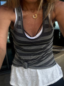 Lurex Stripe Tank