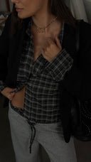 Plaid Cropped Shirt