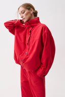 LIBERTY FUNNEL NECK JACKET - NEGRONI