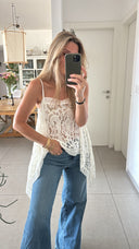 Lace Drape Top