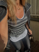 Lurex Stripe Tank
