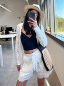Sheer Lace shorts